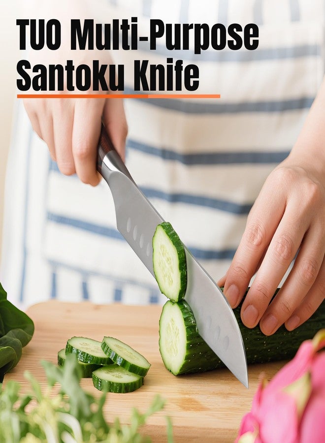 TUO Cutlery Paring Kitchen Knives Santoku 7" TC0704 - Image 3