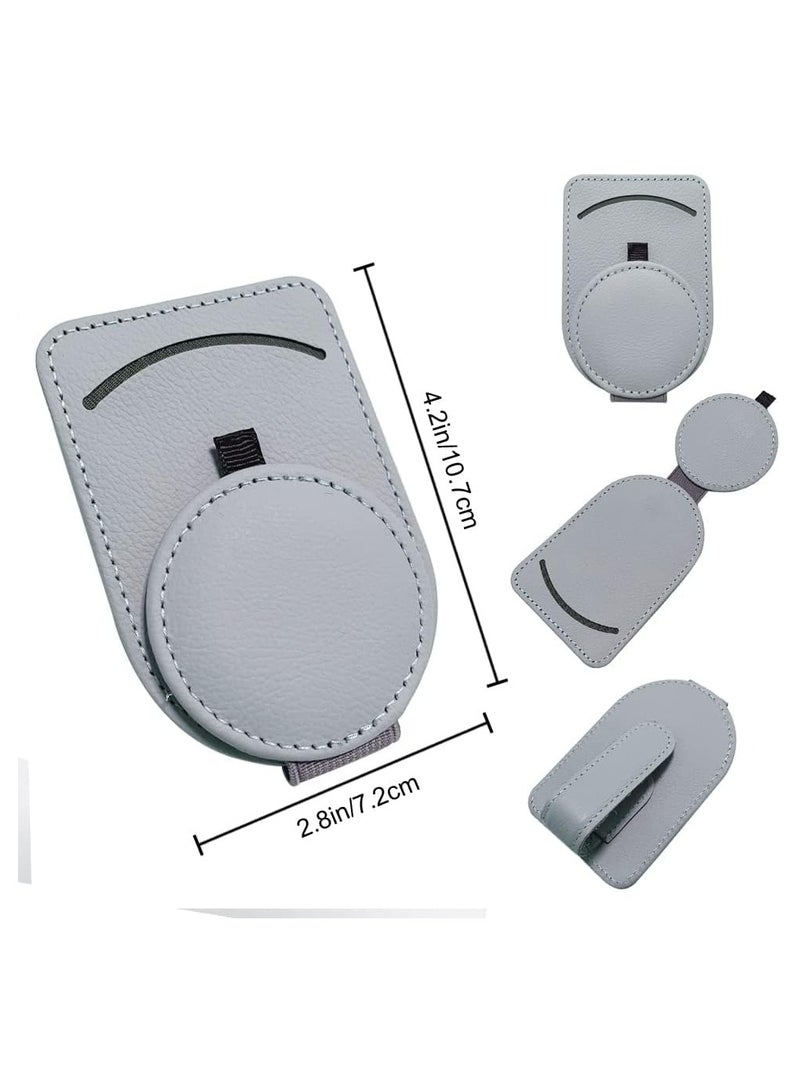 حامل نظارات شمسية من  لقناع السيارة، مشبك حامل النظارات الشمسية لتخزين قناع بطاقة النظارات، لقناع السيارة - Image 2