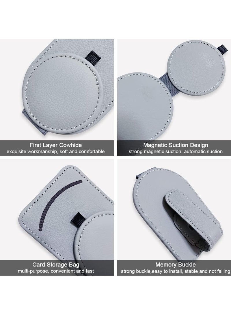 حامل نظارات شمسية من  لقناع السيارة، مشبك حامل النظارات الشمسية لتخزين قناع بطاقة النظارات، لقناع السيارة - Image 4