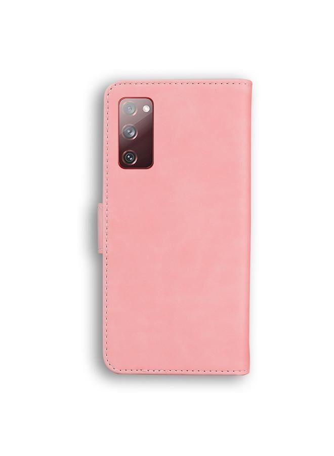 اس-توب جراب لهاتف Samsung Galaxy S20 FE/S20 Lite/S20 FE 5G، جراب هاتف جلدي قلاب بلون نقي وملمس ناعم - Image 3