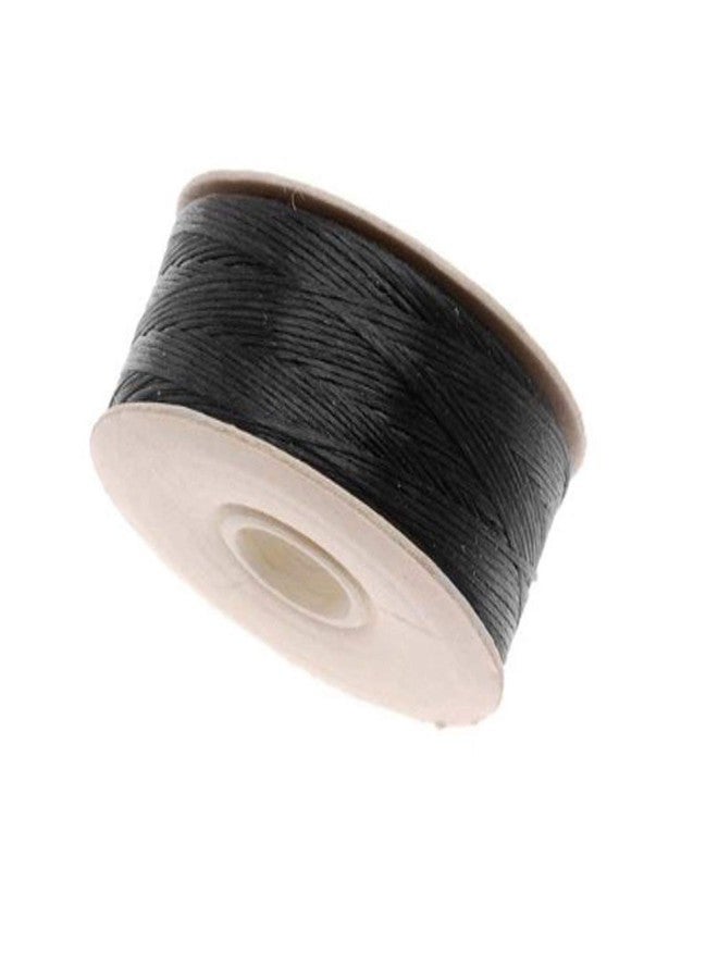 NYMO Nylon Beading Thread Size D for Delica Beads - Black 64 Yards (58 Meters) - Image 1