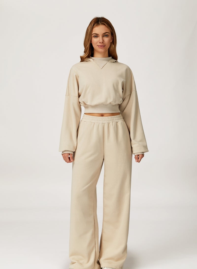 KAWN.YOGA High Waist Wide Leg Joggers - Image 1