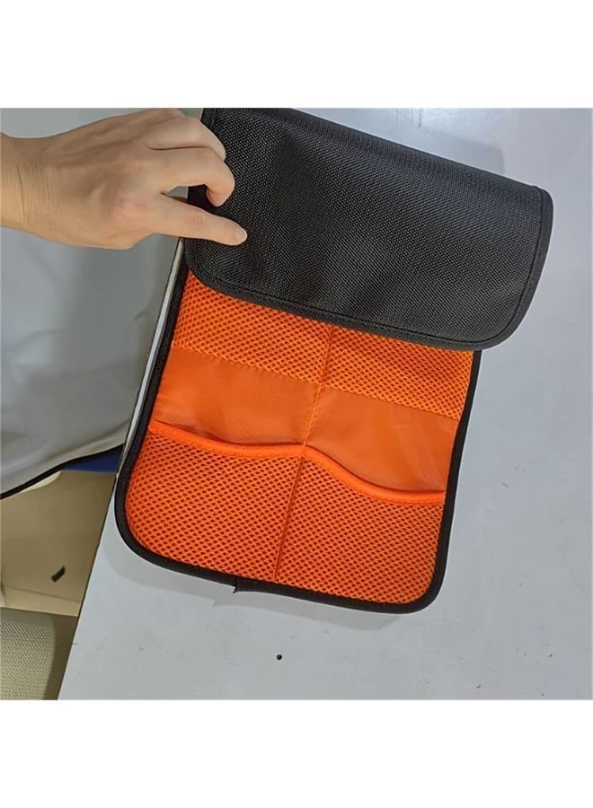 Black Compact Portable 6 Pcs Camera Lens Filter Case Durable Nylon Fits 49mm To 77mm Filters - Image 3