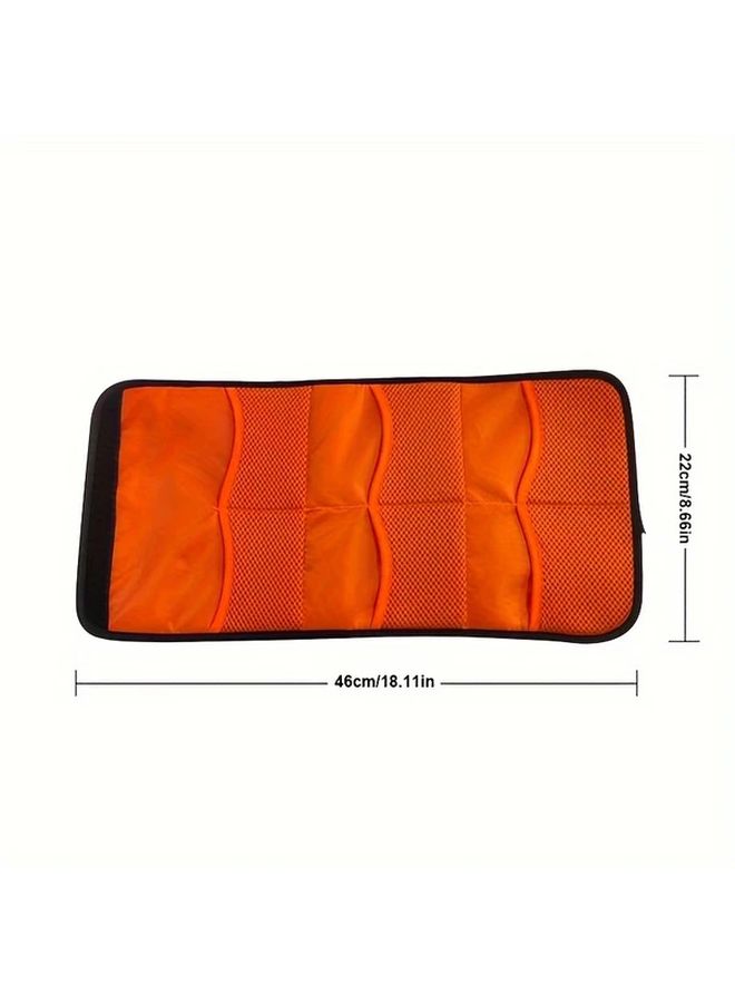 Black Compact Portable 6 Pcs Camera Lens Filter Case Durable Nylon Fits 49mm To 77mm Filters - Image 2