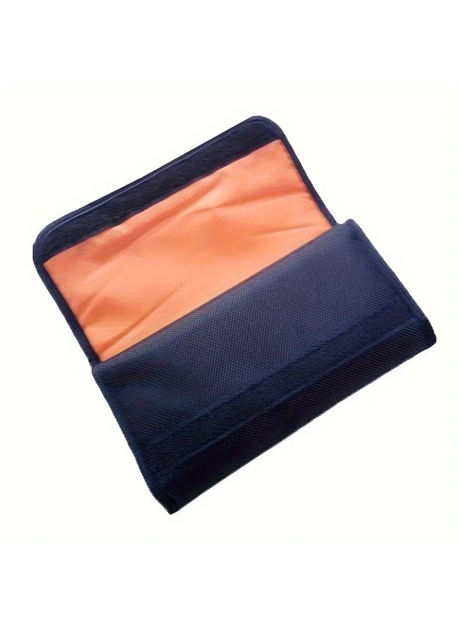Black Compact Portable 6 Pcs Camera Lens Filter Case Durable Nylon Fits 49mm To 77mm Filters - Image 5