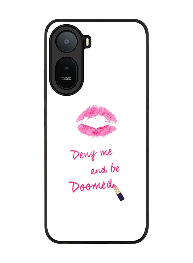 Stylizedd Rugged Case for Xiaomi Redmi A7 Pro 4G / Poco C81 / Poco C81 Pro / Poco C85x 5G- Slim Fit Hybrid Rubber Cover Raining Lipsticks