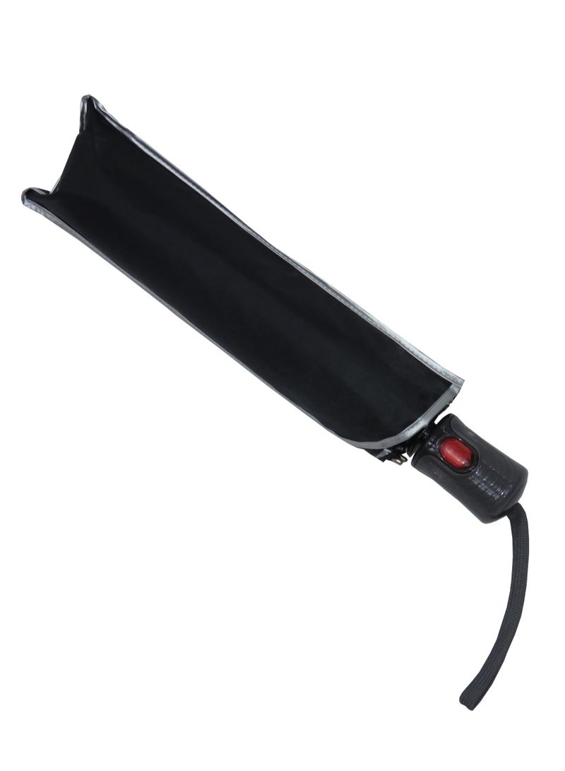 Hello 3 Fold Automatic Open Black Color with UV Coated - Image 1