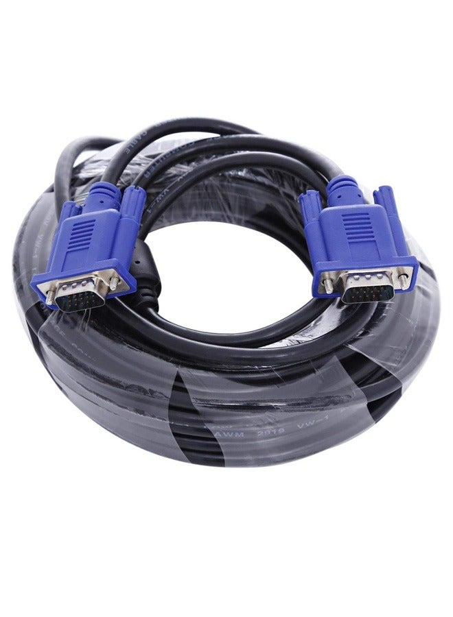 Taimi 100 Feet VGA Cable Male to Male for Computer Monitor 1080p High Resolution (30 Meter, Black)  - Image 1