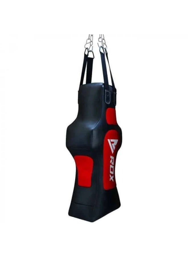 RDX P1 4FT 2-IN-1 Black Filled Leather Professional Punching Bag Set - Image 4