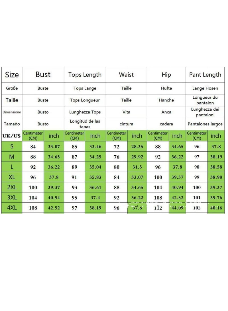 Loquat 3 Piece Conservative Women's Plus-Size Print Patchwork Pants Top Hat Swimsuit Multicolour - Image 4