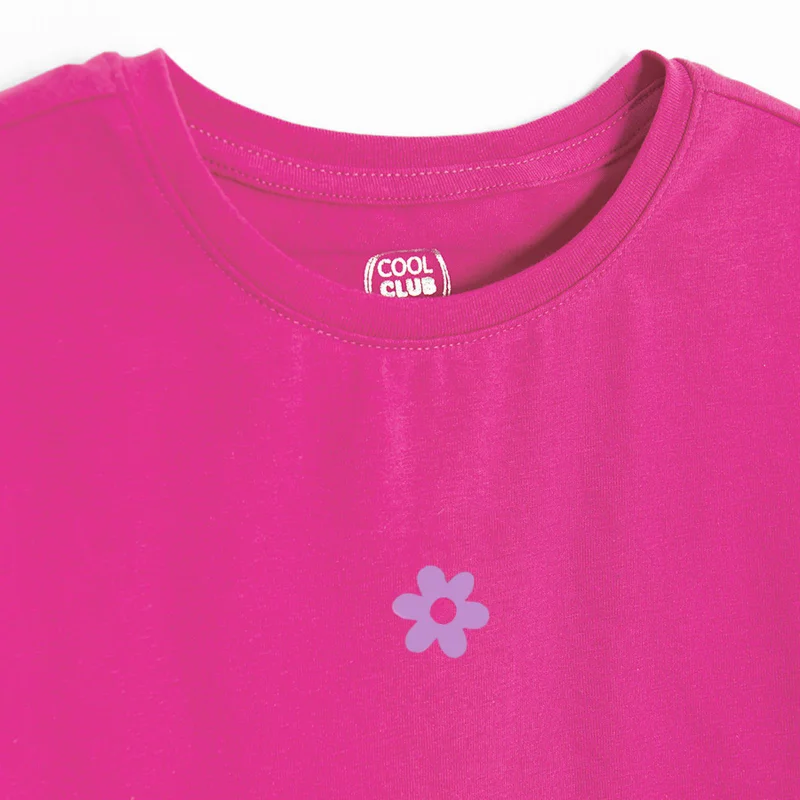 Cool Club PINK COTTON, ELASTANE T-SHIRT S/S