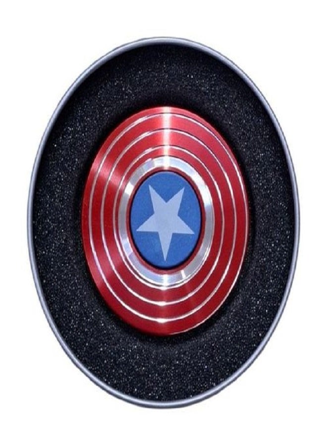 Spinner Captan America Shield Metal Spinner Fidget Spinner with Long Spinning Time - Image 1