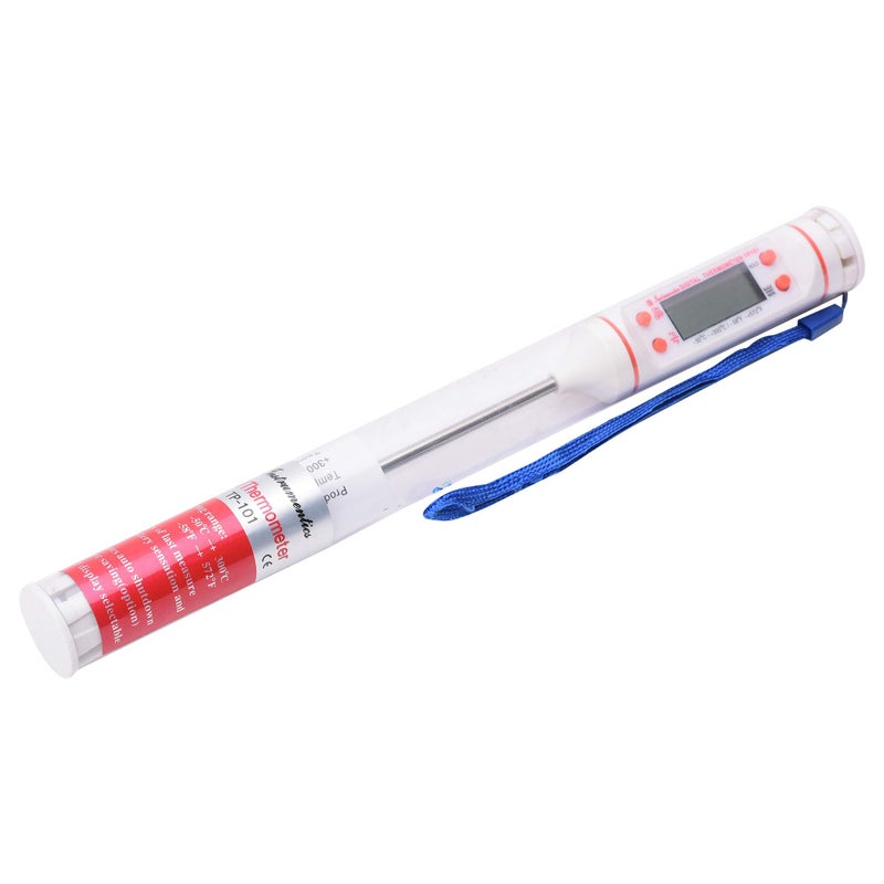 Thermocare ترمومتر حراري رقمي لقياس درجة حرارة الطعام بلاستيك (أبيض فاتح)، عبوة من 1 - Image 5