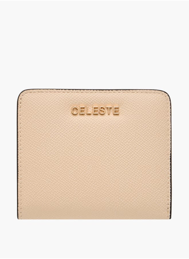Celeste Women Textured Wallet with Button Closure  - Image 1