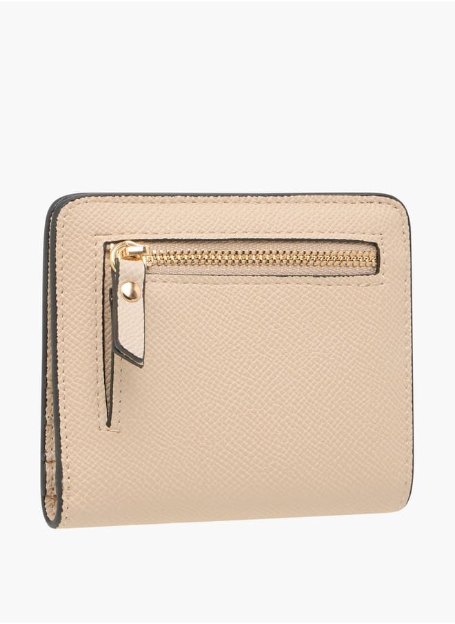 Celeste Women Textured Wallet with Button Closure  - Image 2