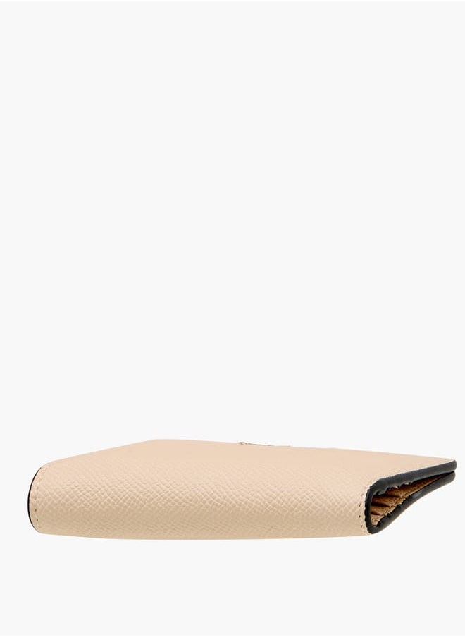 Celeste Women Textured Wallet with Button Closure  - Image 4