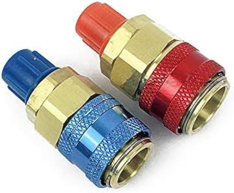 AQ AQSON AQSON R134A Quick Couplings for Automotive Air Conditioning - 1 Pair - Image 1