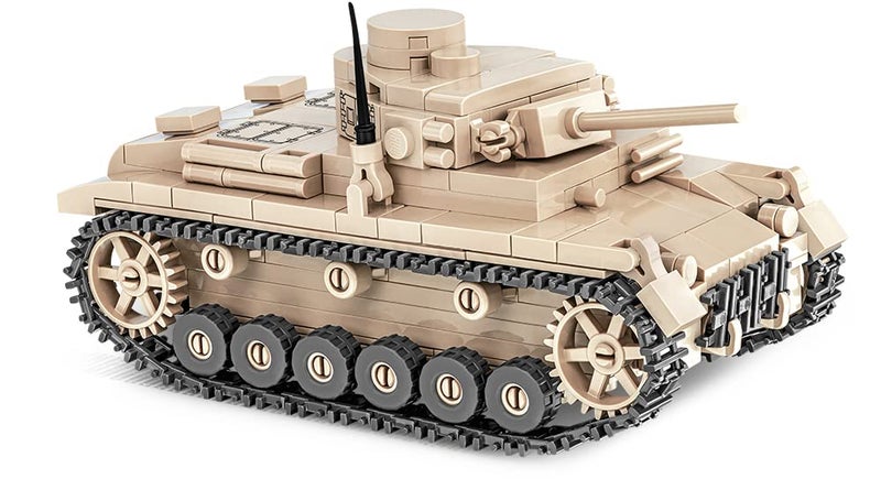 COBI Historical Collection WWII Panzer III Ausf J Tank Building Set 292 Pieces - Image 2