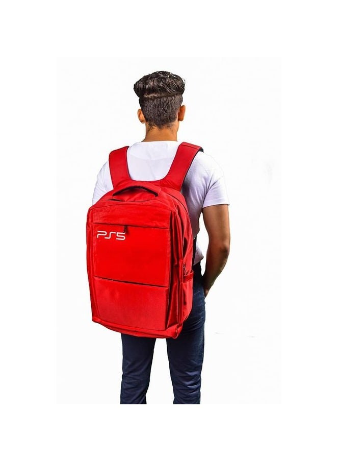 Travel Bag Backpack For Playstation 5 - Red  - Image 2