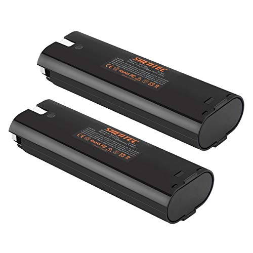 Shentec 2 Pack 3500mAh 7.2V Battery Compatible with Makita 7000 7002 7033 191679-9 192532-2 192695-4 632002-4 632003-2, Ni-MH Battery - Image 1