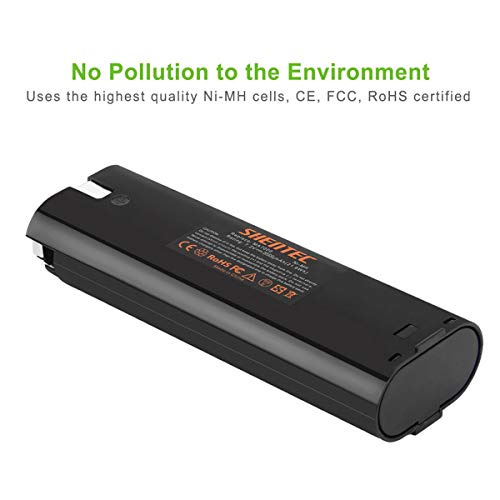 Shentec 2 Pack 3500mAh 7.2V Battery Compatible with Makita 7000 7002 7033 191679-9 192532-2 192695-4 632002-4 632003-2, Ni-MH Battery - Image 5