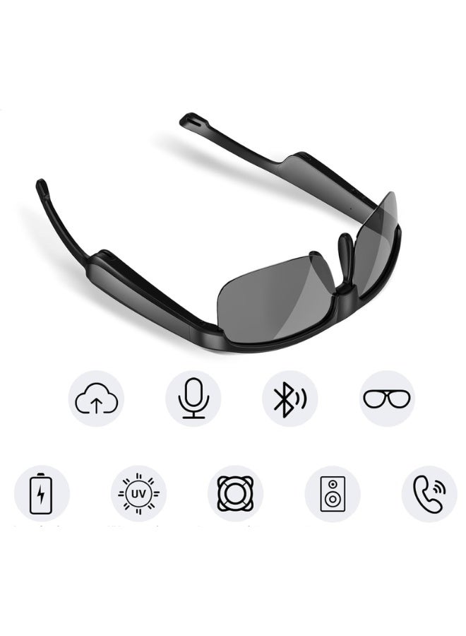 Beauenty F06 Bluetooth Smart Sunglasses with Built-in Wireless Headset - Black - Image 4
