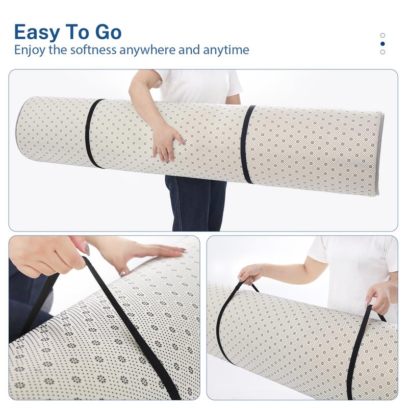 SEPARO Large Thick Baby Play Mat for Floor,Padded 74x50 Playpen Mat,Foam Tummy Time Mat,Soft Support&Plush Feel Nursery Rug,Non Slip for Toddler,Infants,Kids Play,Yoga,Baby Crawling Mat (Light Grey) - Image 5