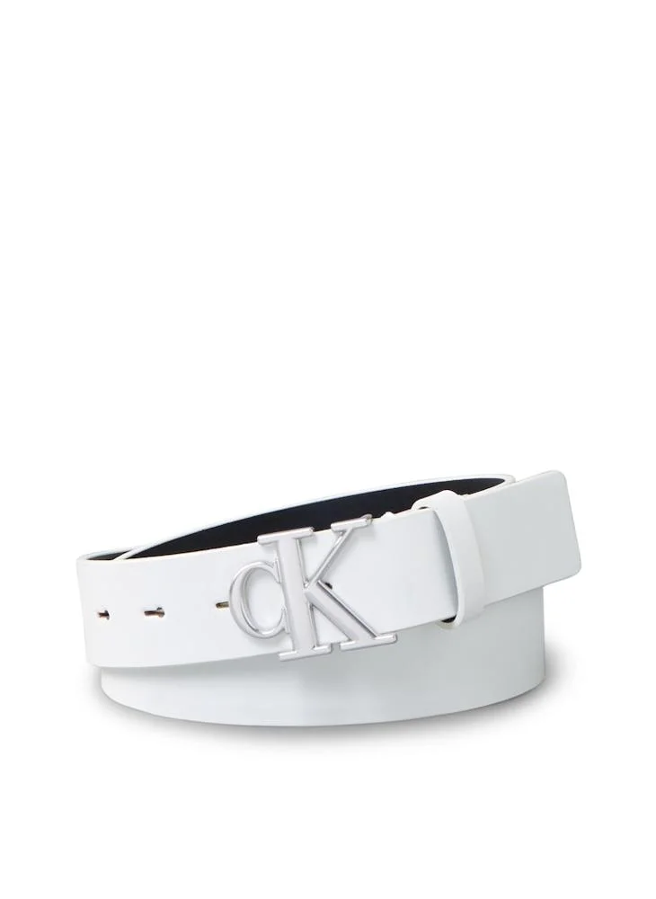 Calvin Klein Jeans Logo Detail Allocated Buckle Hole Belt