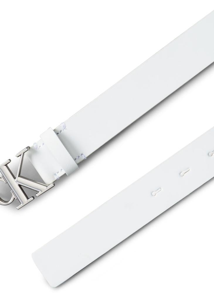 Calvin Klein Jeans Logo Detail Allocated Buckle Hole Belt - Image 3