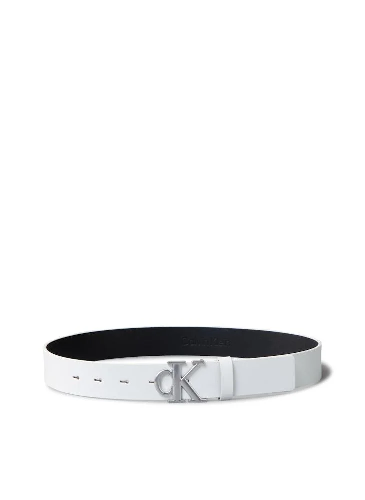 Calvin Klein Jeans Logo Detail Allocated Buckle Hole Belt