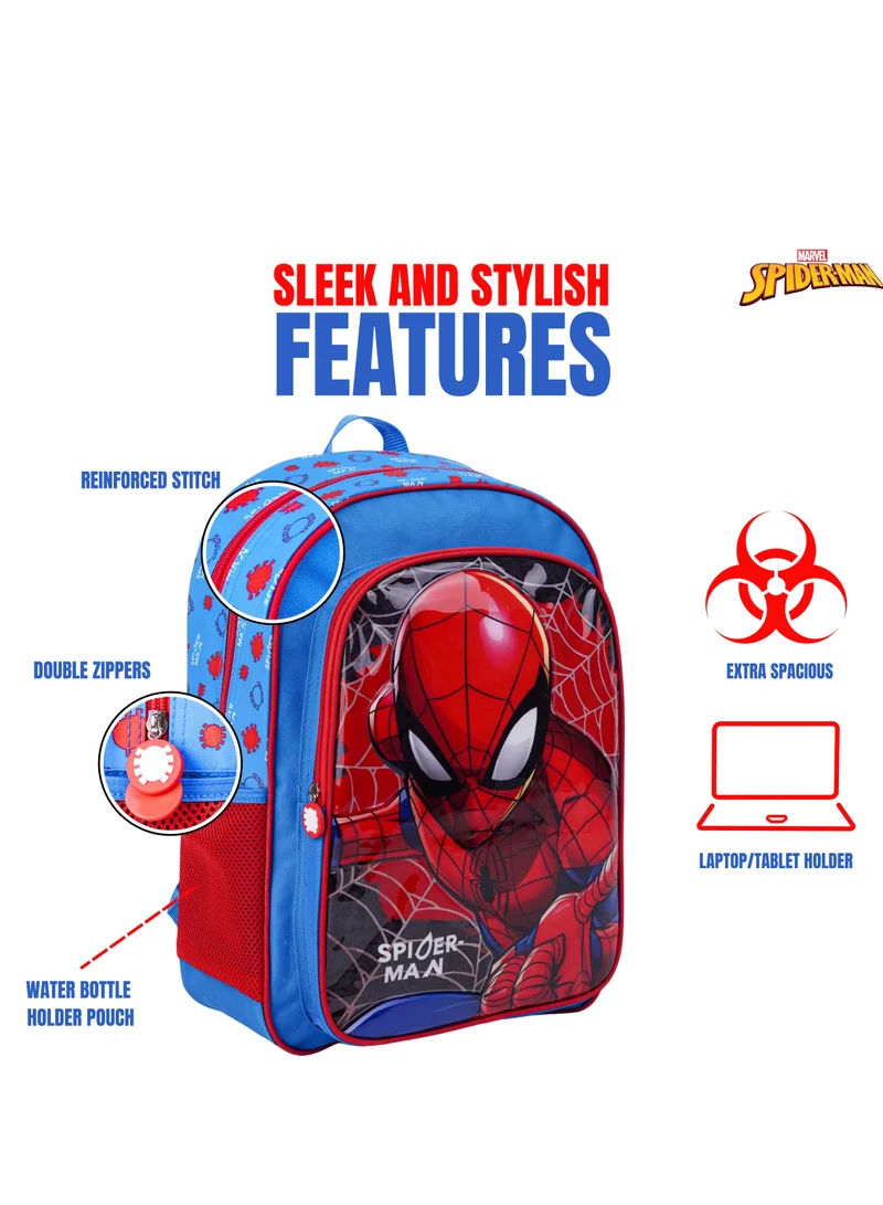 MARVEL Marvel Spider-Man Spidey To The Rescue 5In1 Backpack Set 18" I Backpack I Lunch Bag I Water Bottle I Pencil Case I Lunch Box I Packaging