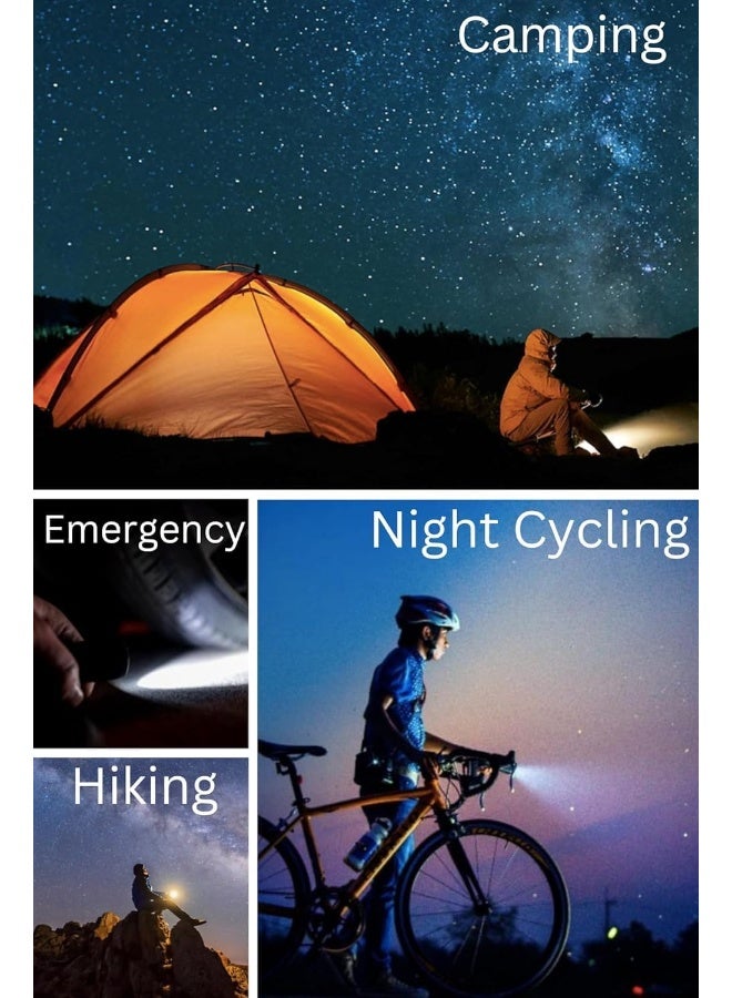 SAFENHAND Portable High Bright USB Rechargeable Torch Set, Multi-Purpose, Pocket-Friendly, Reading Light, Spotlight - Image 3