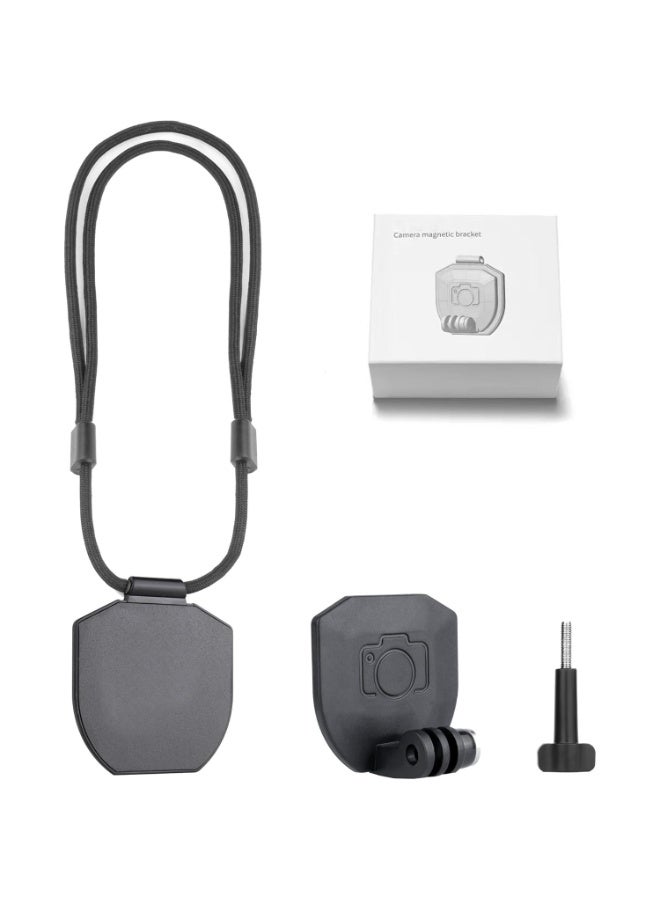 Magnetic Neck Mount+Chest Mount for iPhone GoPro Hero 13 12 11 10 9 8 7 6 5 4 3 Max Session Insta360 AKASO DJI Necklace Selfie Holder Hands Free for Canon Digital Cameras Car - Image 1