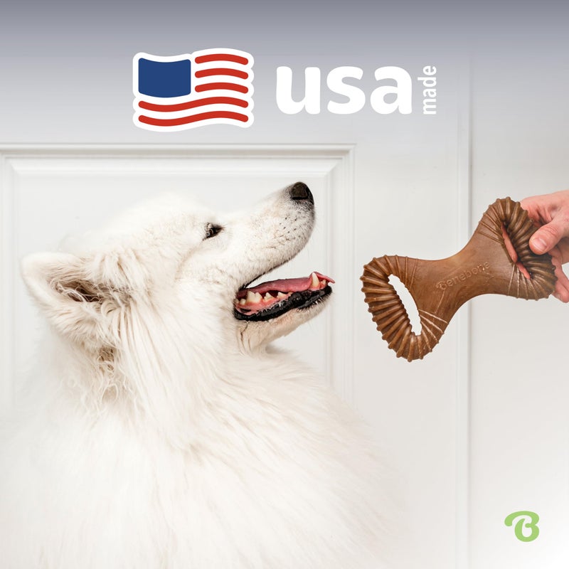 Benebone Dental Durable Dog Chew Toy for Aggressive Chewers, Real Bacon, Made in USA, Small - Image 5