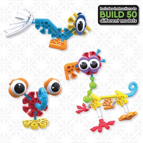 K'NEX KID K'NEX - Budding Builders Set ‚ 100 Pieces, Preschool STEM Building, Kid Construction Set, Creative Play ‚ Ages 3+ - Image 3