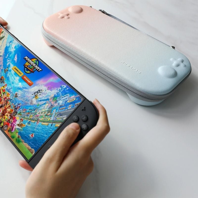 Mobapad P1 Portable Carrying Case for Nintendo Switch 2 Hard Protective Travel Bag with 12 Game Cartridge Slots, Fade Colour - Image 4