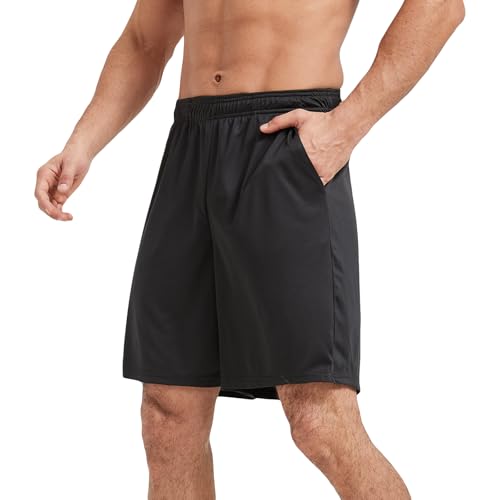 AKAWOOKO 5 Pack Men's Athletic Gym Shorts with Pockets Quick Dry Activewear Workout Running Shorts for Men - Image 2