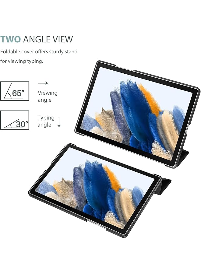 Procases Galaxy Tab A8 10.5 Inch Case With Screen Protector Slim Stand Hard Shell Protective Smart Cover For Samsung Tab A8 10.5 Inch Tablet 2022 Release Sm-X200 X205 X207 -Black - Image 4