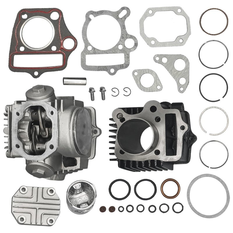 SHTLYH Top End Rebuild Cylinder Head Piston Kit Fit for Honda TRX90 Sportrax 90cc 1993-2005 - Image 1