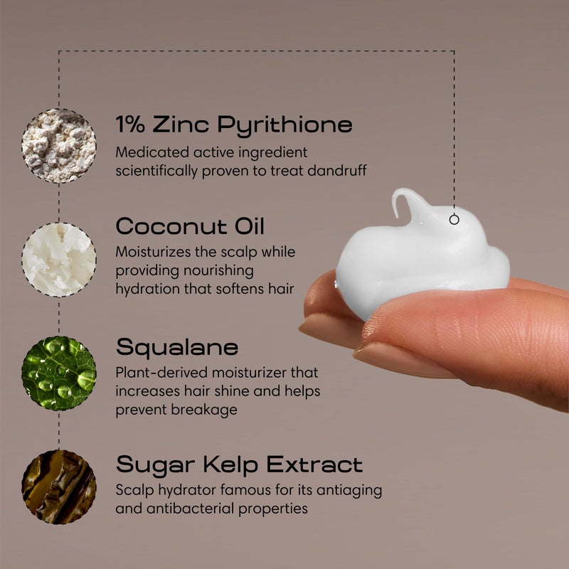 Jupiter Anti Dandruff Shampoo - Shampoo for Men & Women for Flaky, Itchy, Oily, & Dry Scalp - Nourishes Scalp and Reduces Breakage & Flakes - Color-Safe, Sulfate-Free, Paraben-Free - 2 Pack - Image 3