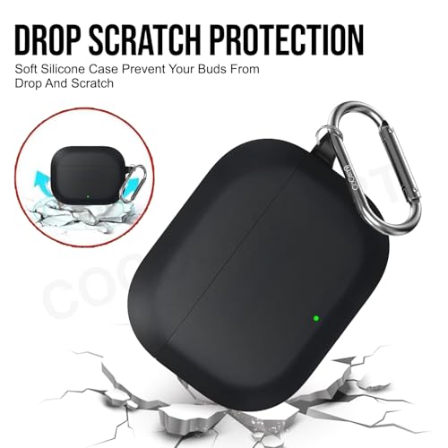 Cocoonkart Soft Silicone Case Cover Compatible for OnePlus Nord Buds 3r (2025) -Black - Image 5