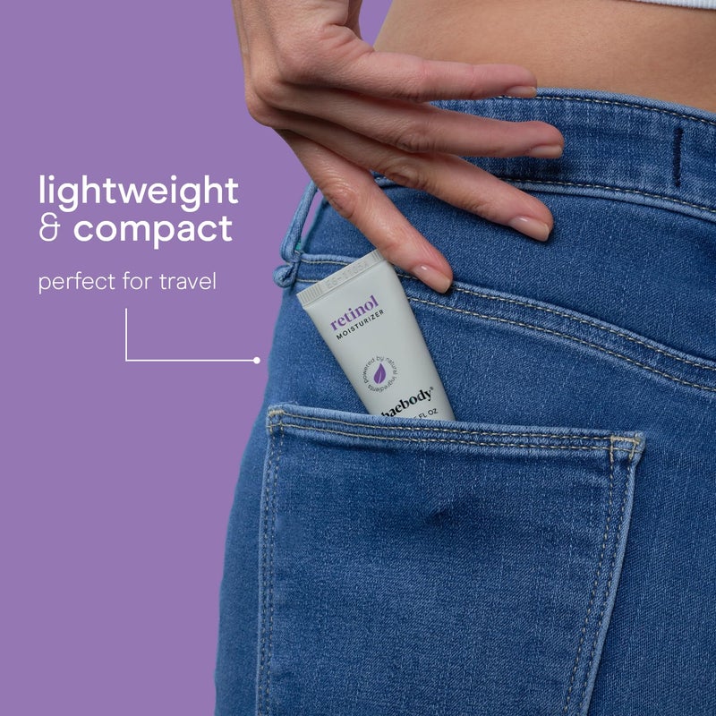 Baebody Made in USA Retinol Cream for Face - Anti Aging Face Cream for Fine Lines and Wrinkles - With Jojoba Oil & Vitamin E - Beauty Gifts for Women, Travel Size (15 ml/0.5 fl oz) - Image 3