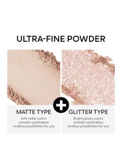 KYDA KYDA Single Matte Eyeshadow, Nude Beige Brown Eyeshadow, Ultra-fine Smooth Powder, Lightweight Blendable Formula, Daily Matte Eyes Makeup, Milk Tea  - Image 5