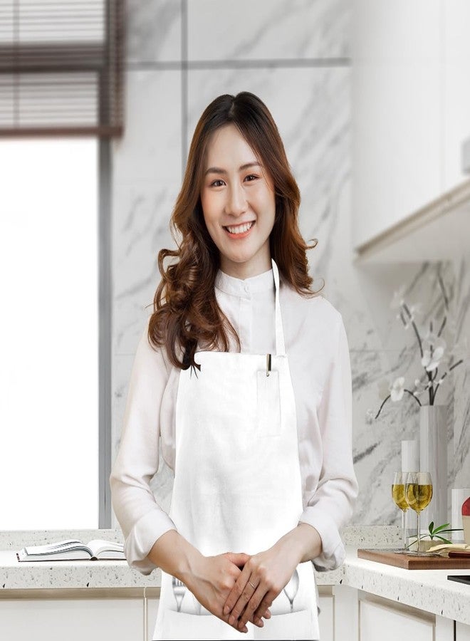 Avalon Kitchen white apron for women white aprons for adults chef apron for men grilling aprons for men - Image 5