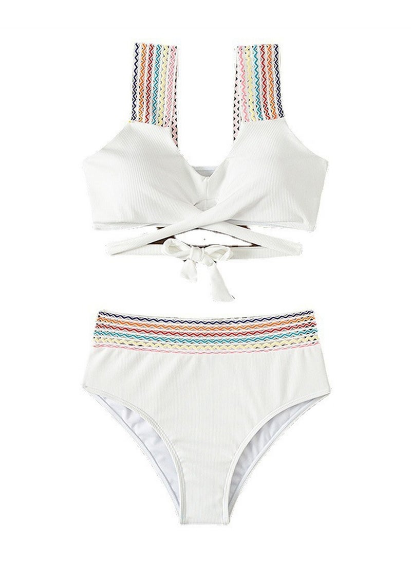 Bikini tankini swimsuit women's strappy beach swimsuit  - Image 1