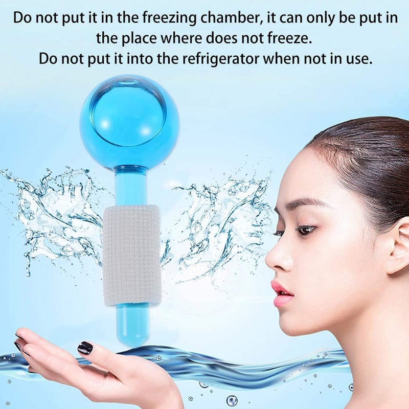 ezalla 2Peace Beauty Crystal Ball Facial Ice Globe Smart Cool Roller Ball for Face Roller Ball Massager and Eyes Ice Ball Multi color - Image 5