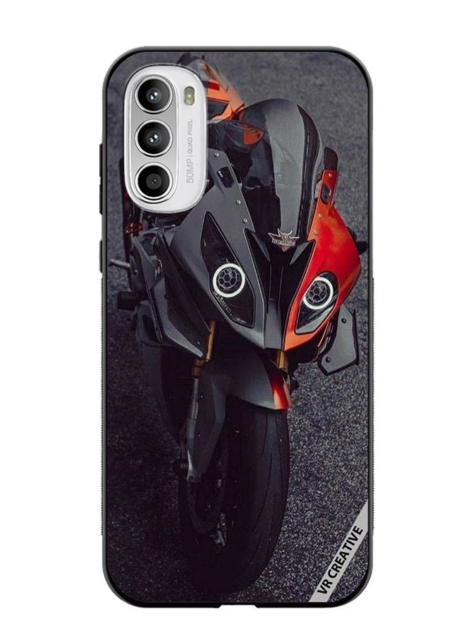 VR CREATIVE Protective Case Cover For Motorola Moto G82 Bike Design Multicolour - Image 1