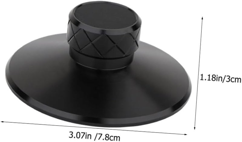 Zerodeko Professional Record Weight Clamp for Vinyl Turntable, Aluminum Magnesium Alloy Disc Stabilizer, Black Audio Turntable Accessory for HiFi Record Players - Image 2