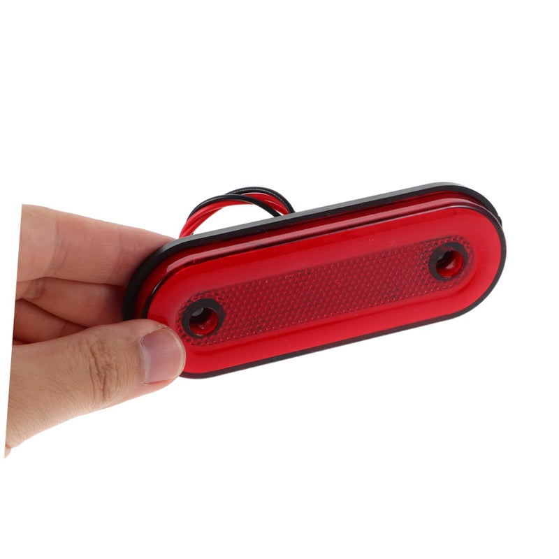 2pcs Red LED Side Marker Lights For Trucks Trailers 12 24V Waterproof High Brightness - Image 5