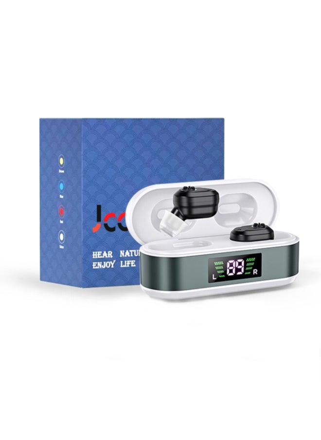 Jccgoo Rechargeable Hearing Aids (Pair) for Seniors, Behind-The-Ear BTE Ear Aid PSAP Digital Personal Sound Amplification Products Devices with Noise Cancellation  - Image 1